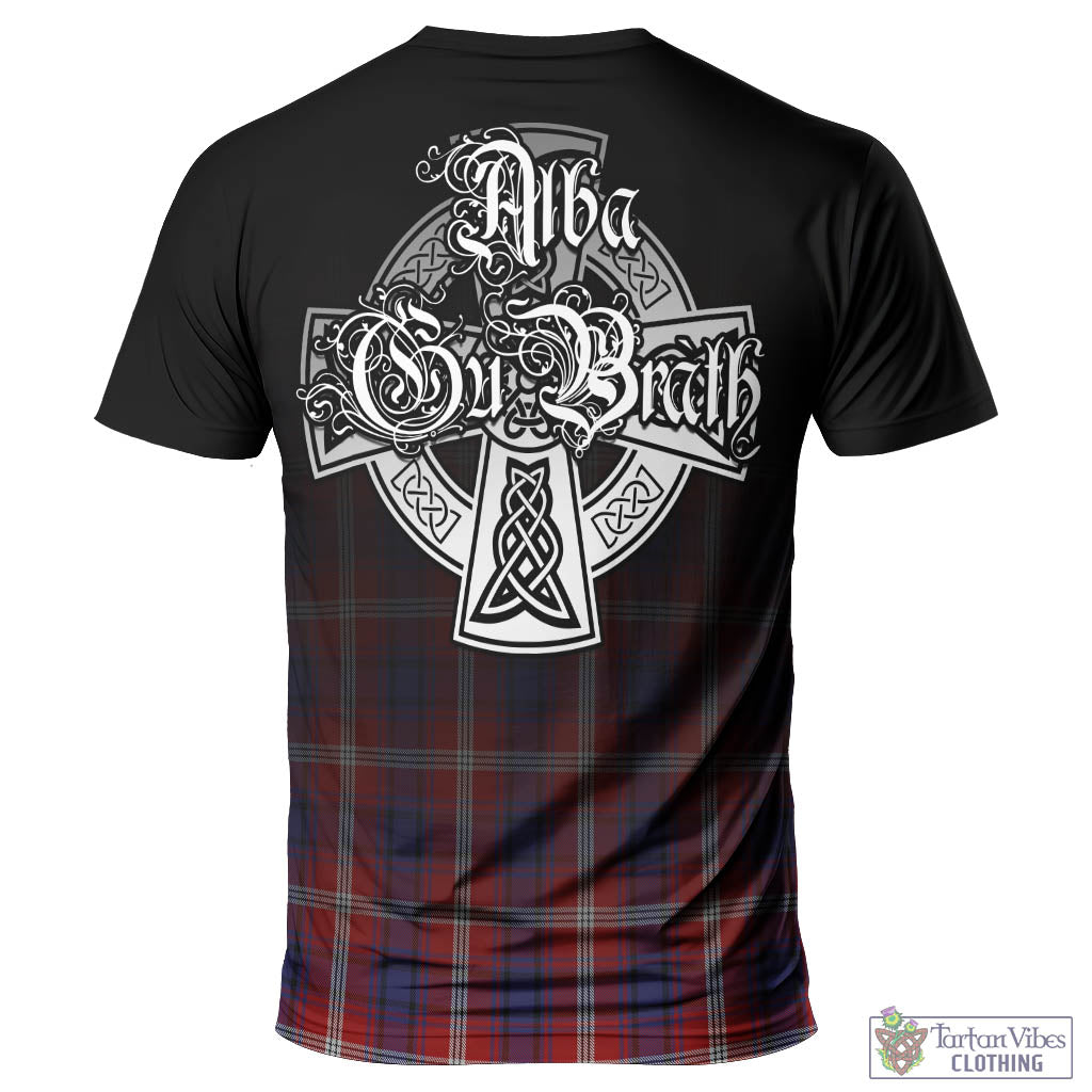 Tartan Vibes Clothing Ainslie Tartan T-Shirt Featuring Alba Gu Brath Family Crest Celtic Inspired