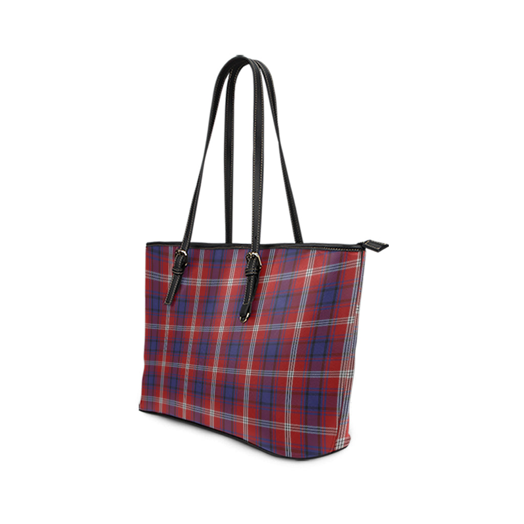 Ainslie Tartan Leather Tote Bag - Tartanvibesclothing