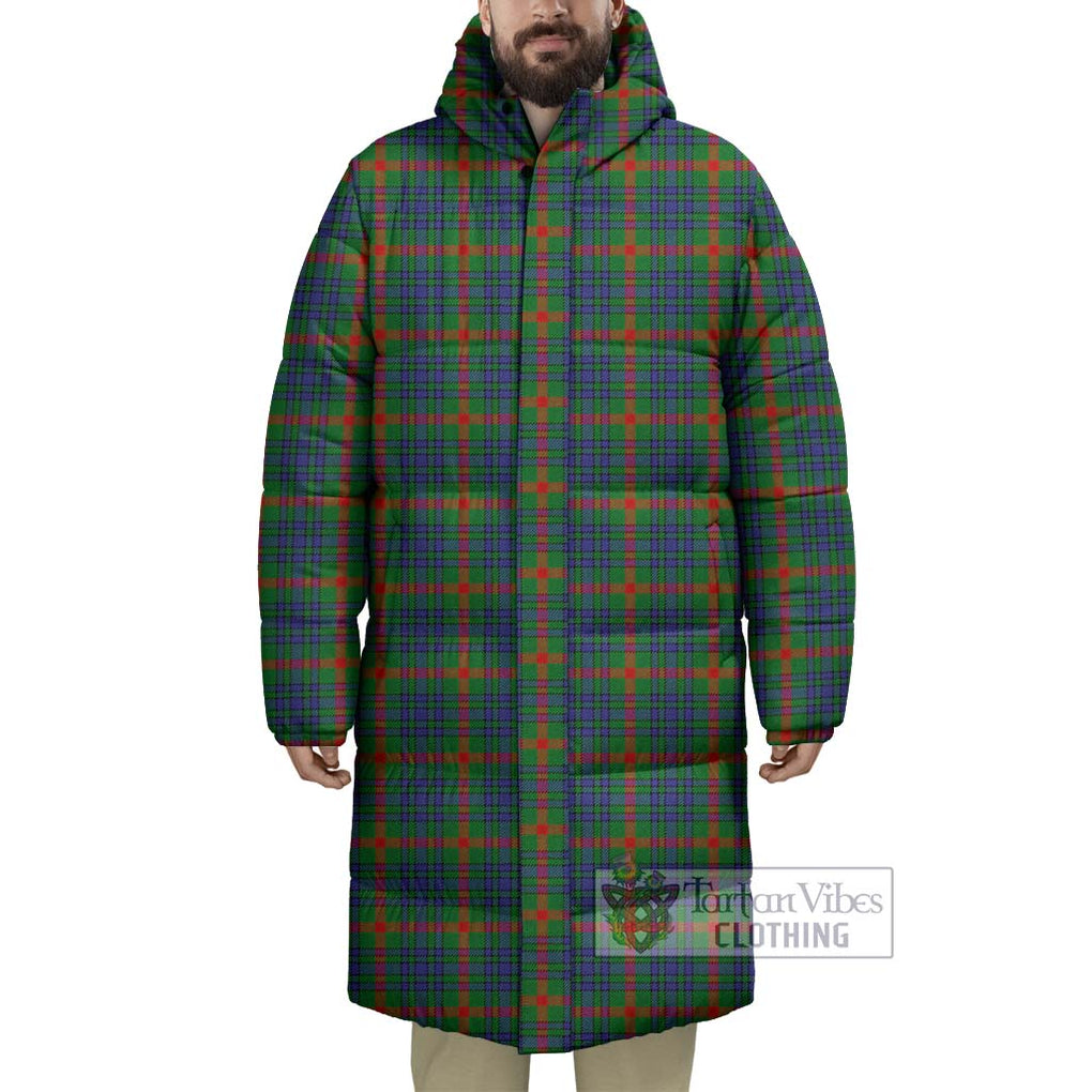 Tartan Vibes Clothing Aiton Tartan Long Down Jacket