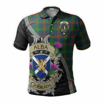 Aiton Tartan Family Crest Polo Shirt Lion Rampant Royal Thistle Shield Celtic Inspired Kid - Tartan Vibes Clothing