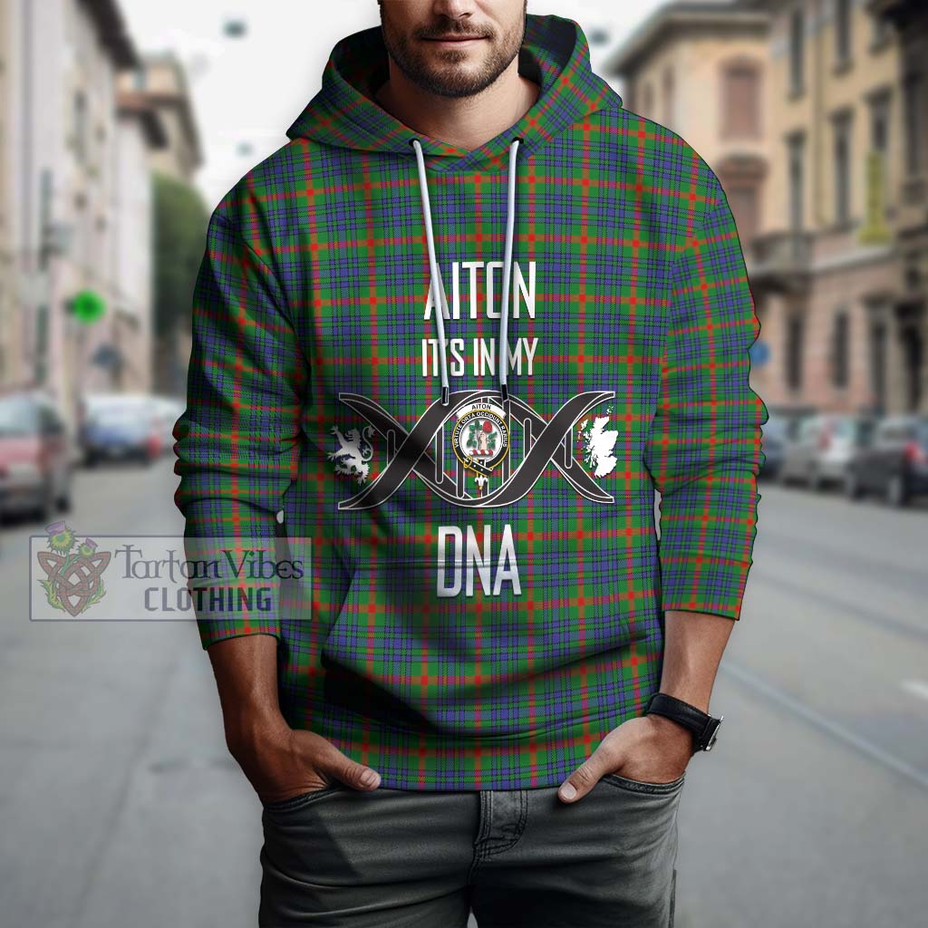 Tartan Vibes Clothing Aiton Tartan Hoodie with Family Crest DNA In Me Style