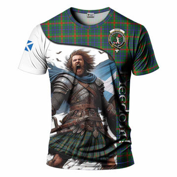 Aiton Crest Tartan T-Shirt Inspired by the Freedom of Scottish Warrior