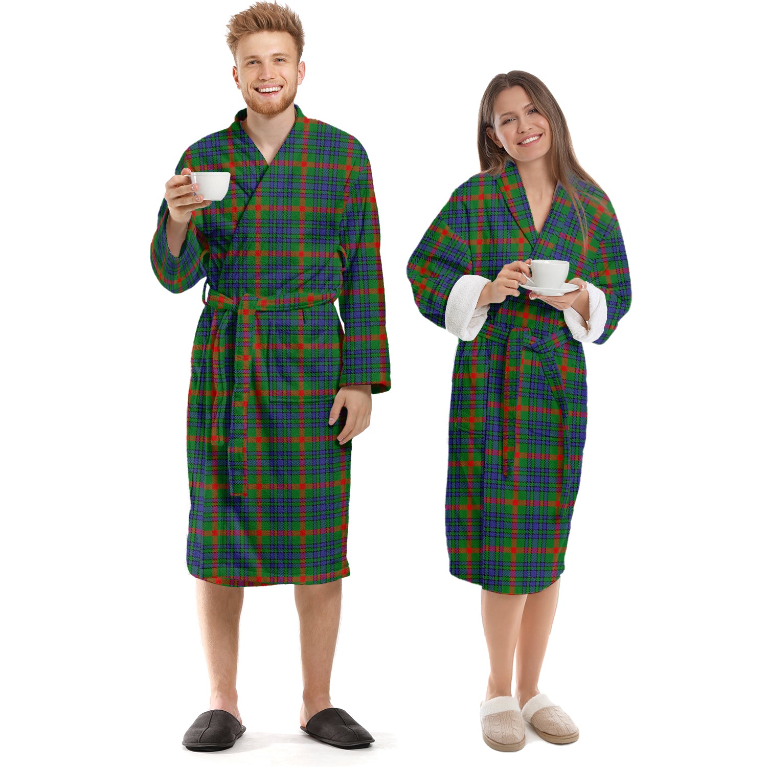 Aiton Tartan Bathrobe Unisex S - Tartan Vibes Clothing