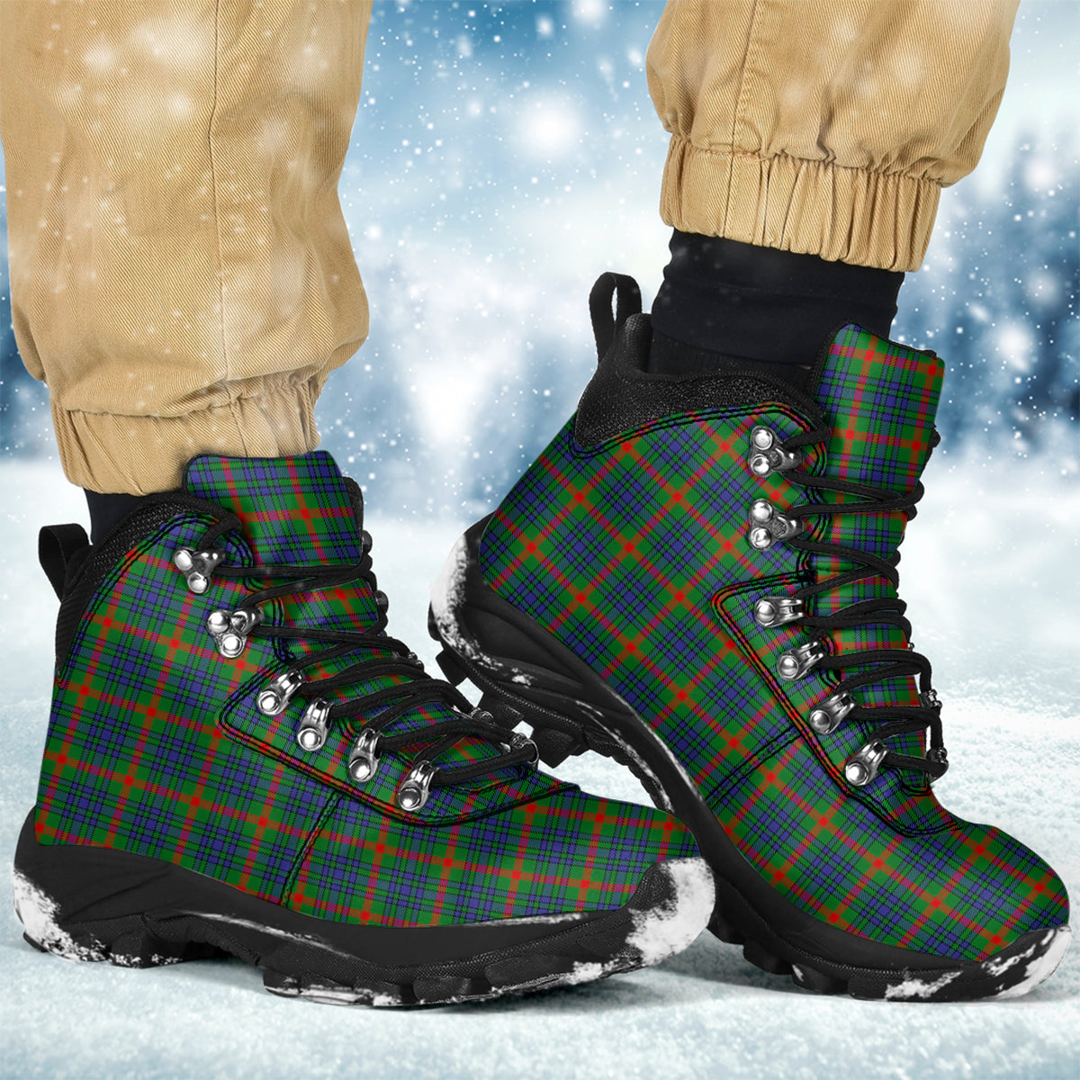 Aiton Tartan Alpine Boots - Tartanvibesclothing