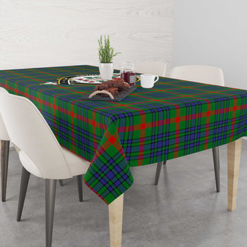 Aiton Tartan Tablecloth with Family Crest