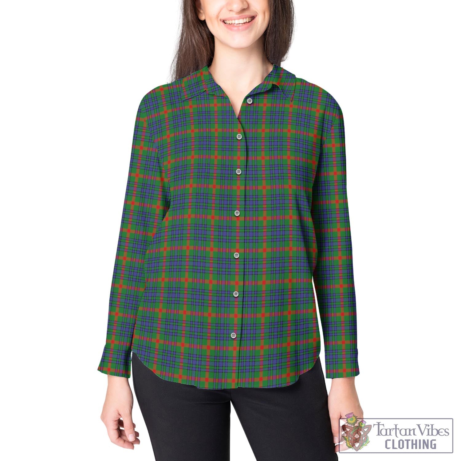 Aiton Tartan Womens Casual Shirt