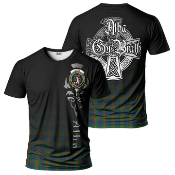 Aiton Tartan T-Shirt Featuring Alba Gu Brath Family Crest Celtic Inspired