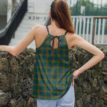 Aiton Tartan Loose Halter Neck Camisole