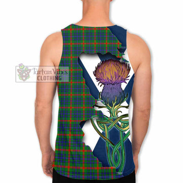 Aiton Tartan Family Crest Men's Tank Top Scottish Thistle Celtic Inspired - Tartan Vibes Clothing