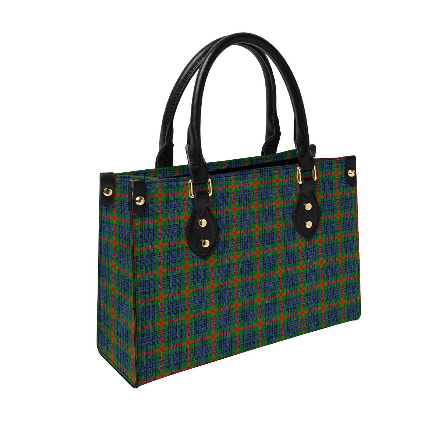 Aiton Tartan Leather Bag - Tartanvibesclothing