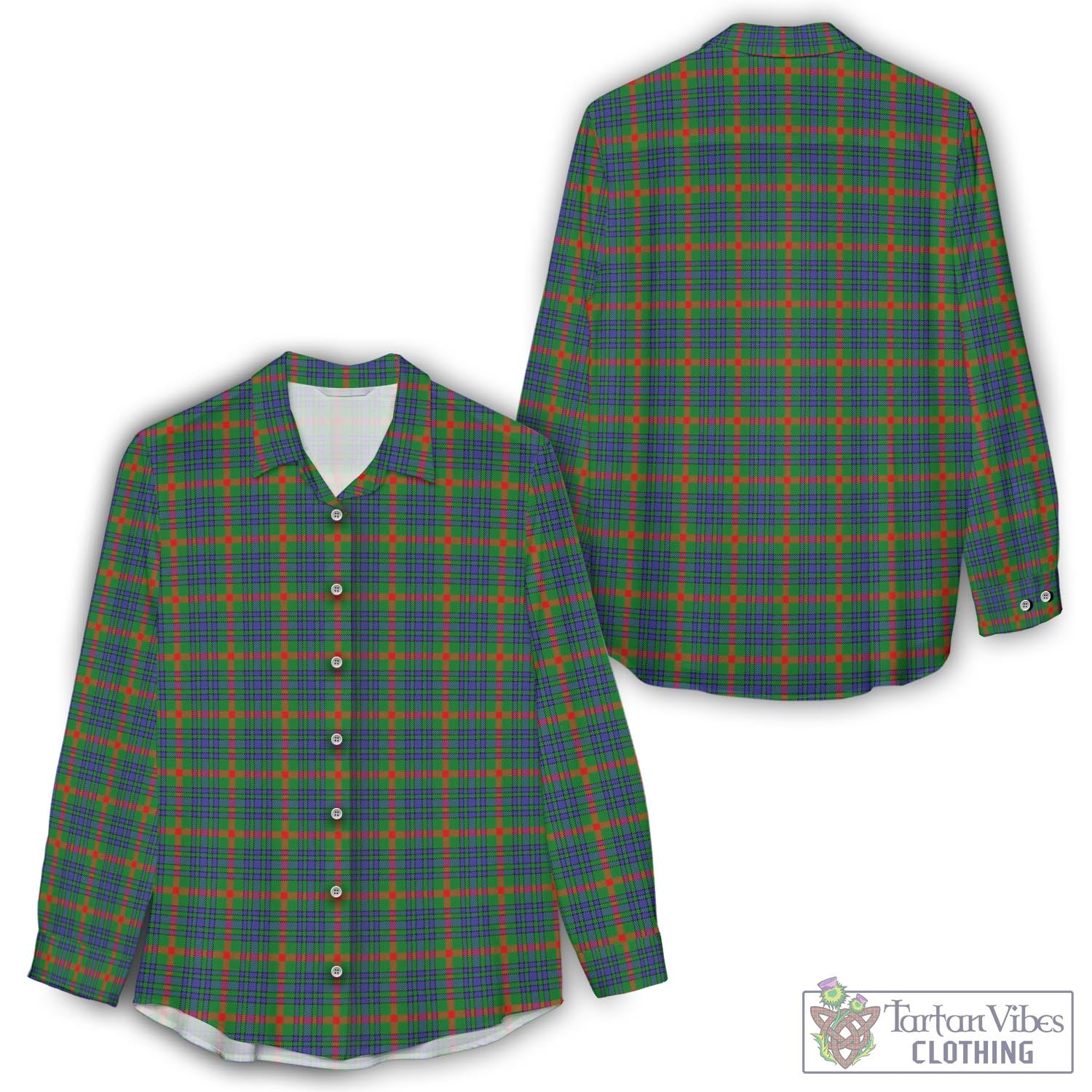 Aiton Tartan Womens Casual Shirt