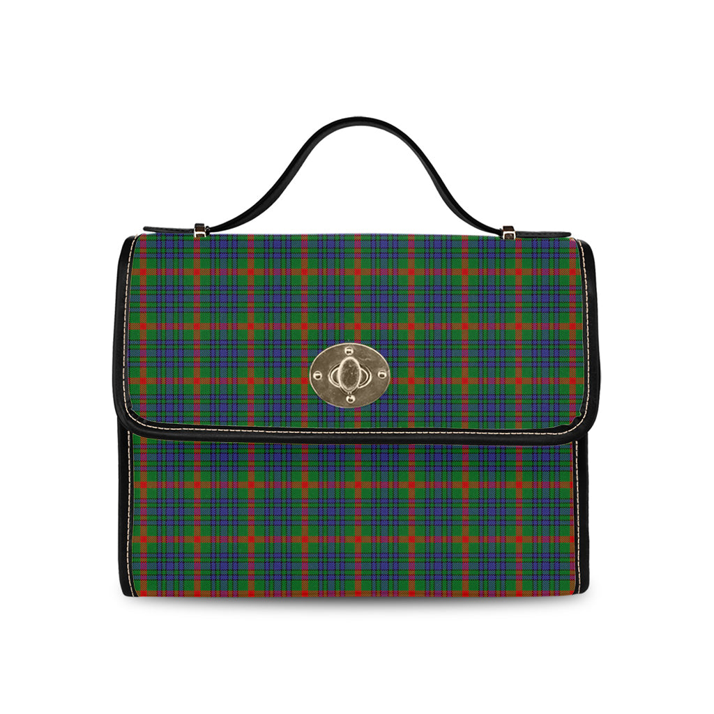 Aiton Tartan Leather Strap Waterproof Canvas Bag - Tartanvibesclothing