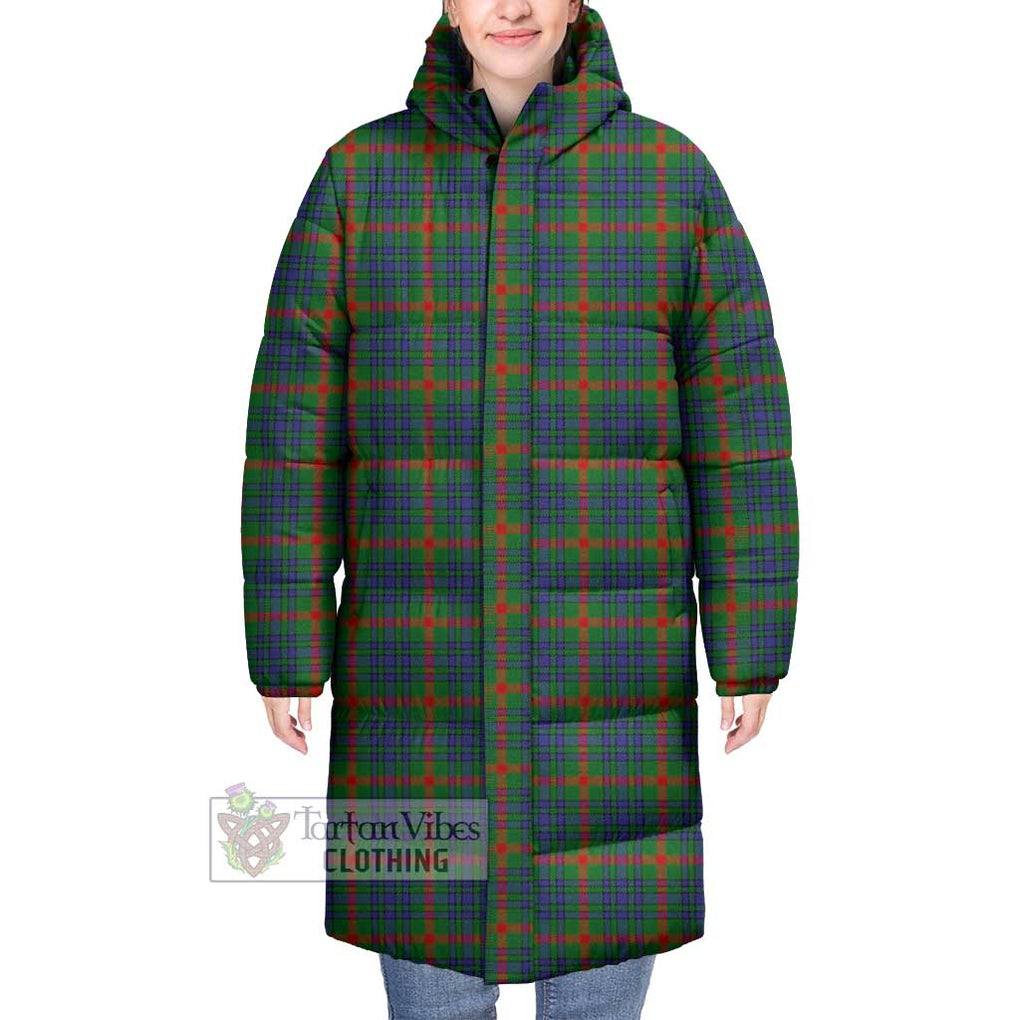 Tartan Vibes Clothing Aiton Tartan Long Down Jacket