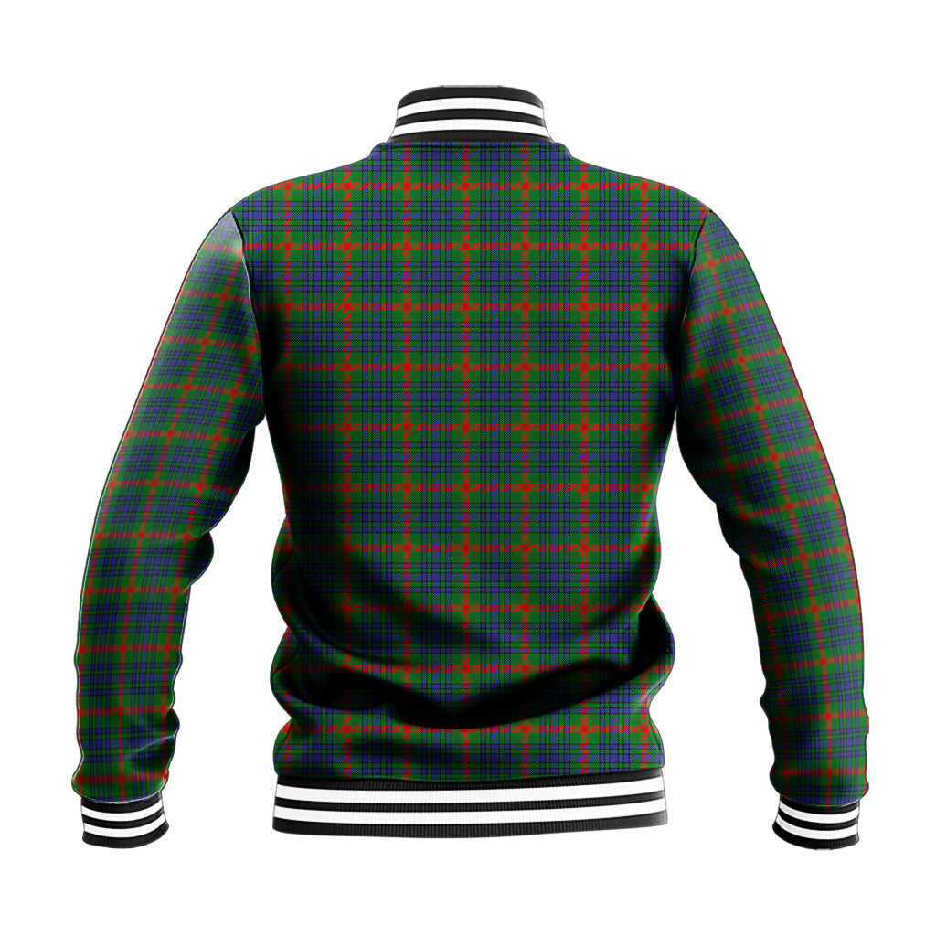 Aiton Tartan Baseball Jacket with Family Crest - Tartan Vibes Clothing