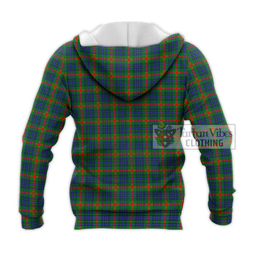 Aiton Tartan Knitted Hoodie with Family Crest DNA In Me Style