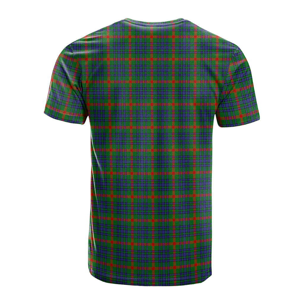 Aiton Tartan T-Shirt with Family Crest - Tartan Vibes Clothing