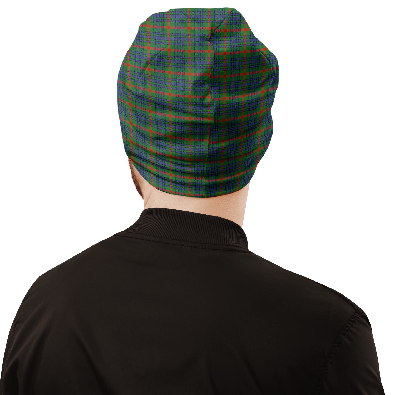 Aiton Tartan Beanies Hat with Family Crest - Tartan Vibes Clothing