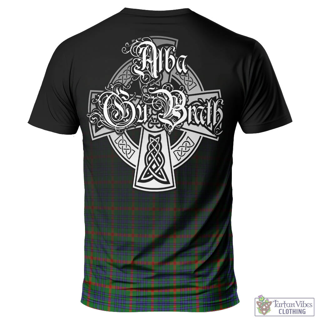 Tartan Vibes Clothing Aiton Tartan T-Shirt Featuring Alba Gu Brath Family Crest Celtic Inspired