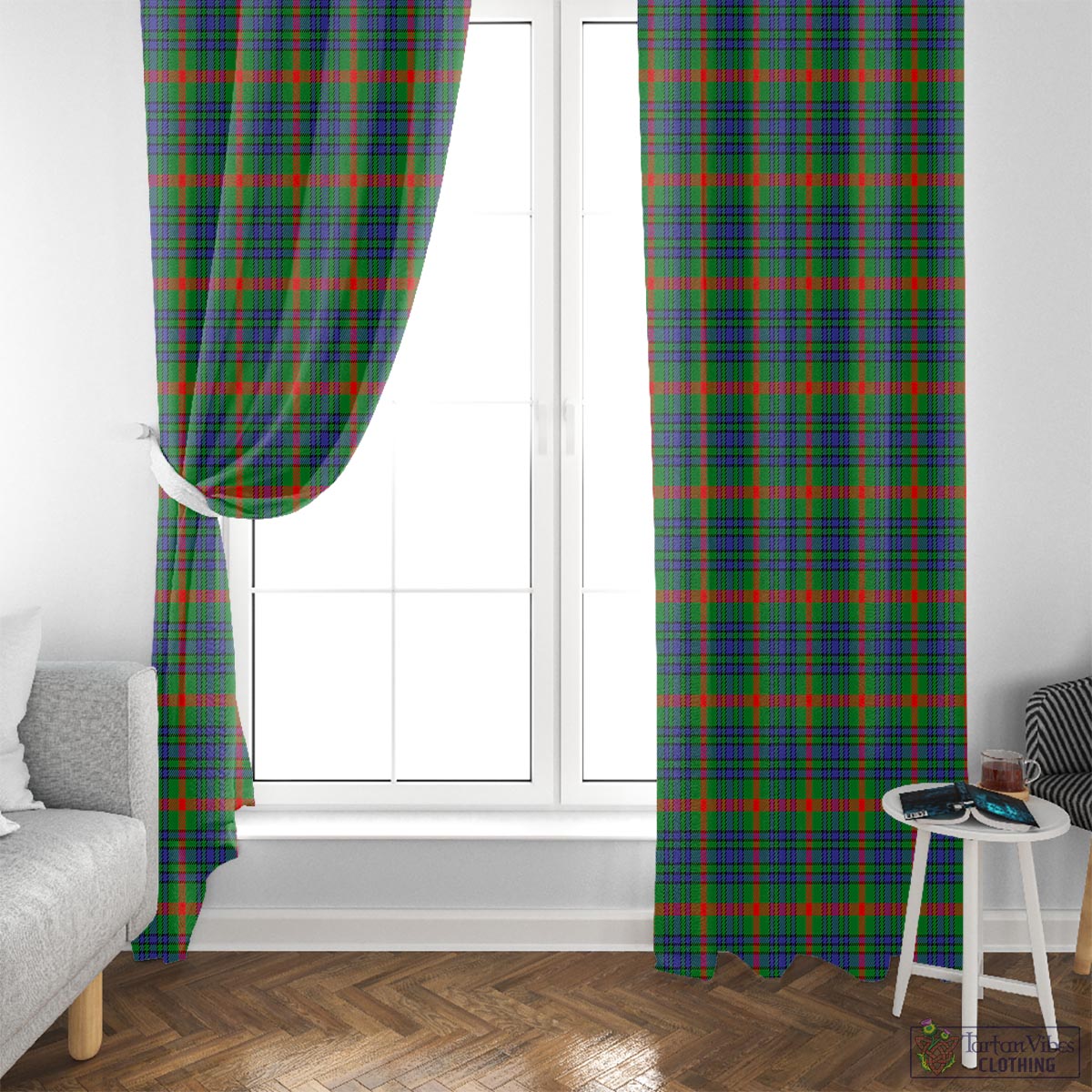 Aiton Tartan Window Curtain