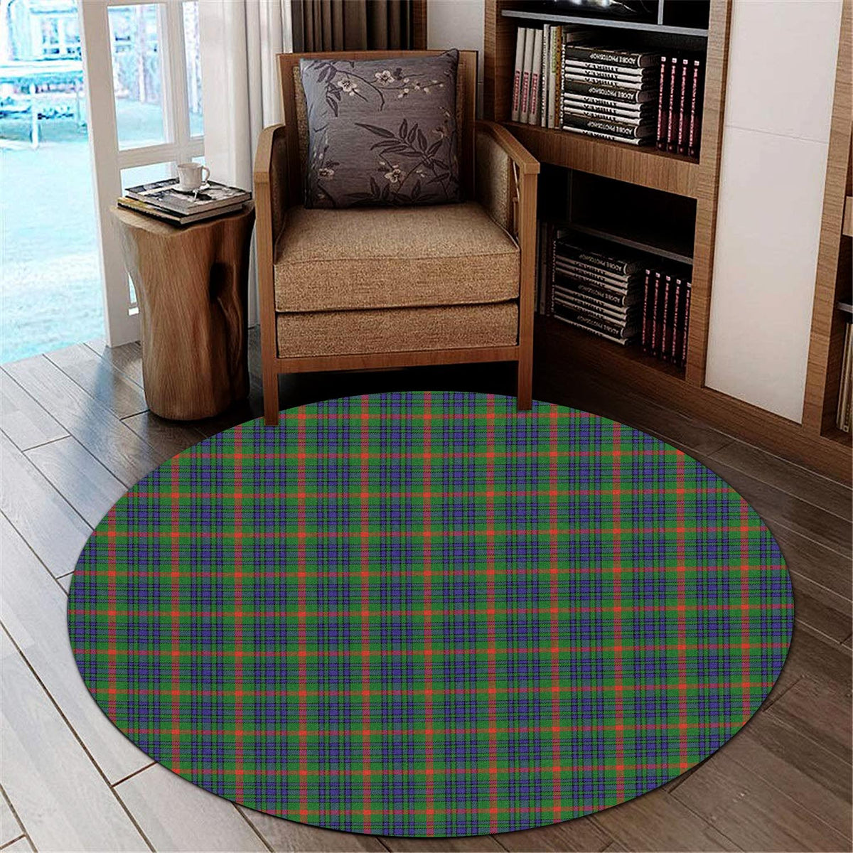 Aiton Tartan Round Rug - Tartan Vibes Clothing