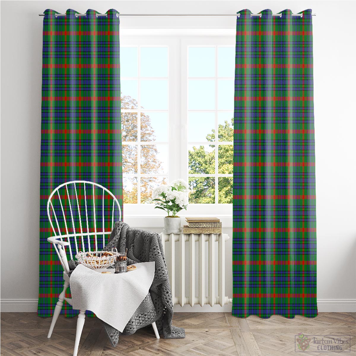 Aiton Tartan Window Curtain