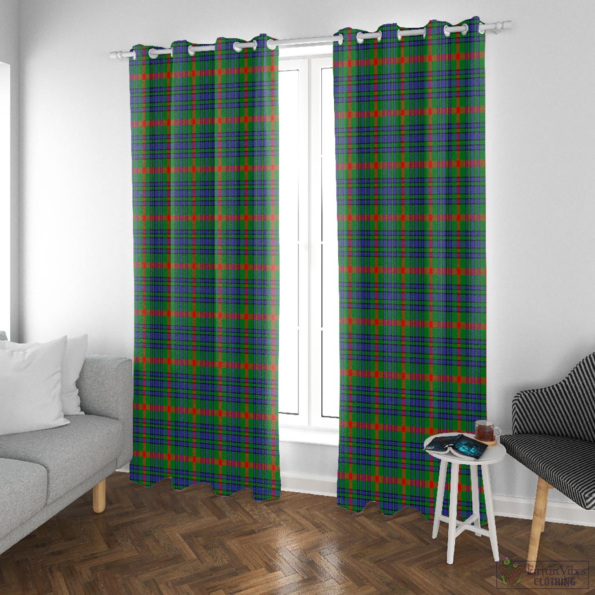 Aiton Tartan Window Curtain