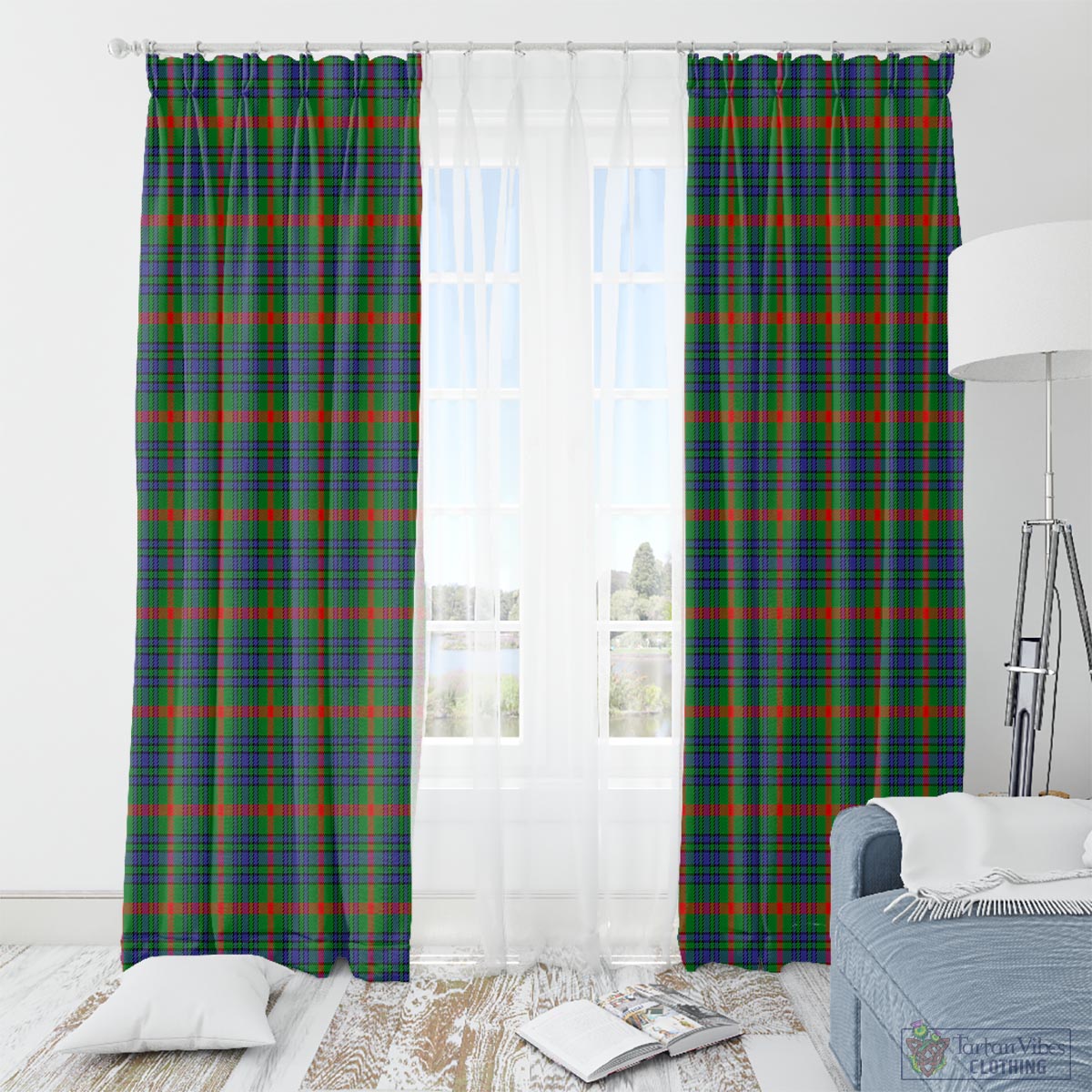 Aiton Tartan Window Curtain