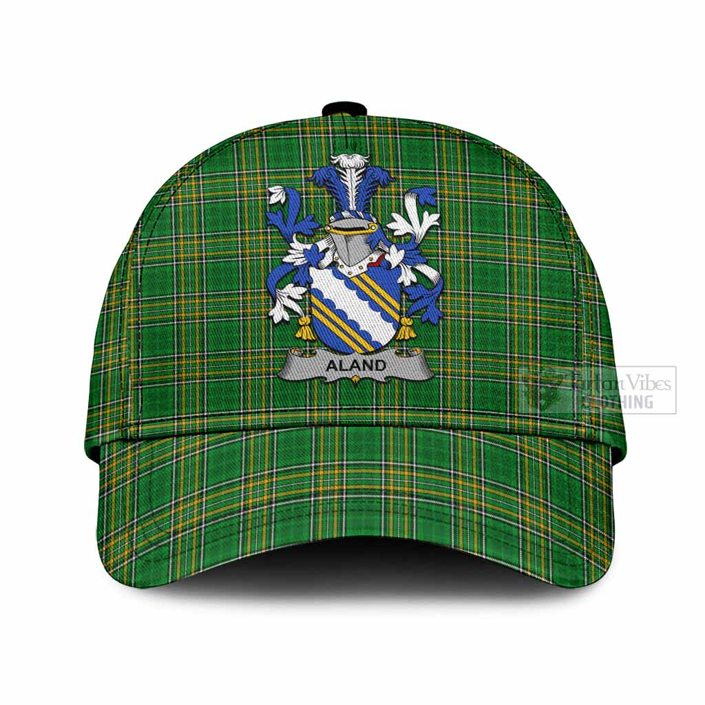 Tartan Vibes Clothing Aland Irish Clan Tartan Classic Cap with Coat of Arms