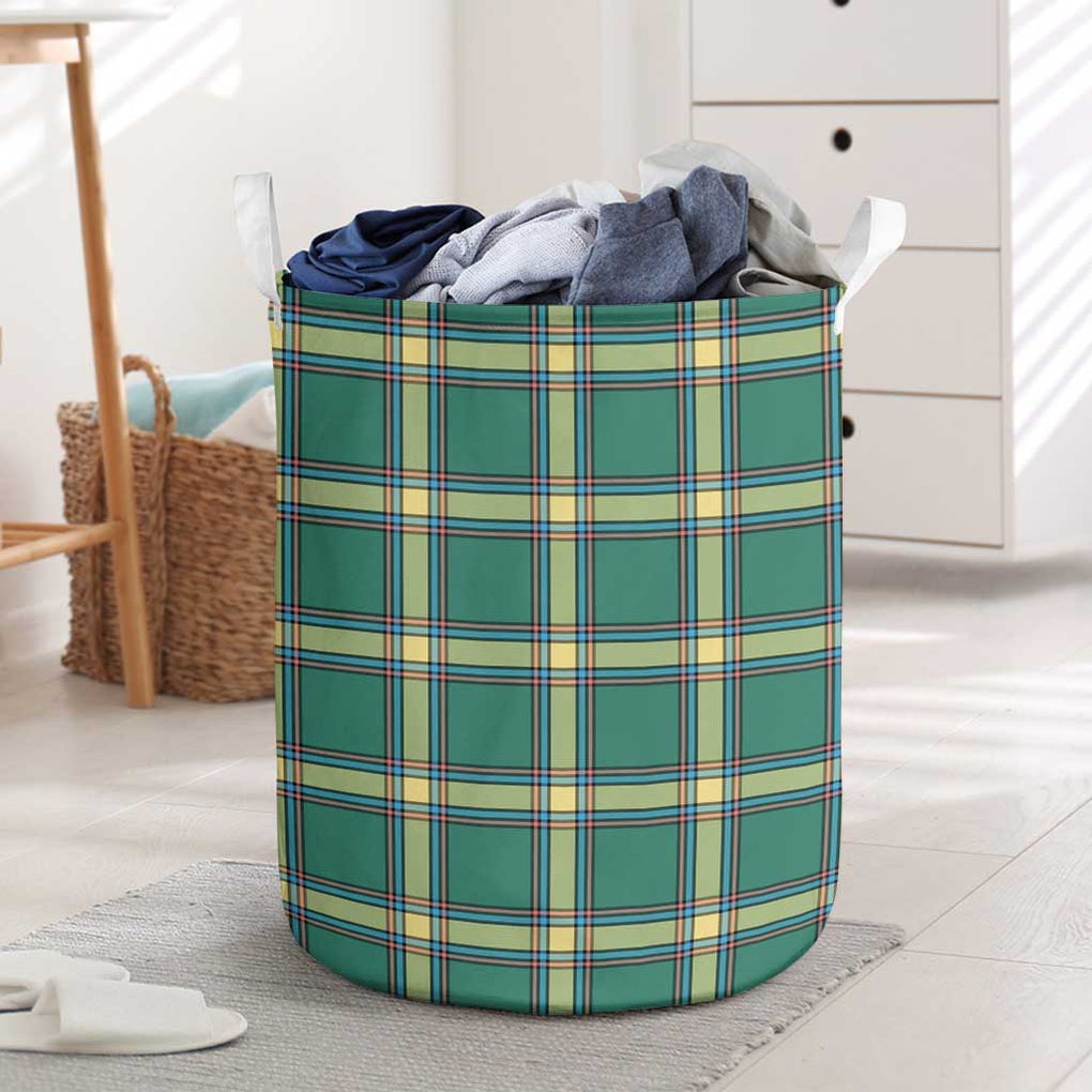 Alberta Province Canada Tartan Laundry Basket One Size - Tartanvibesclothing Shop