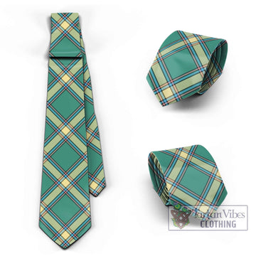 Alberta Province Canada Tartan Classic Necktie Cross Style