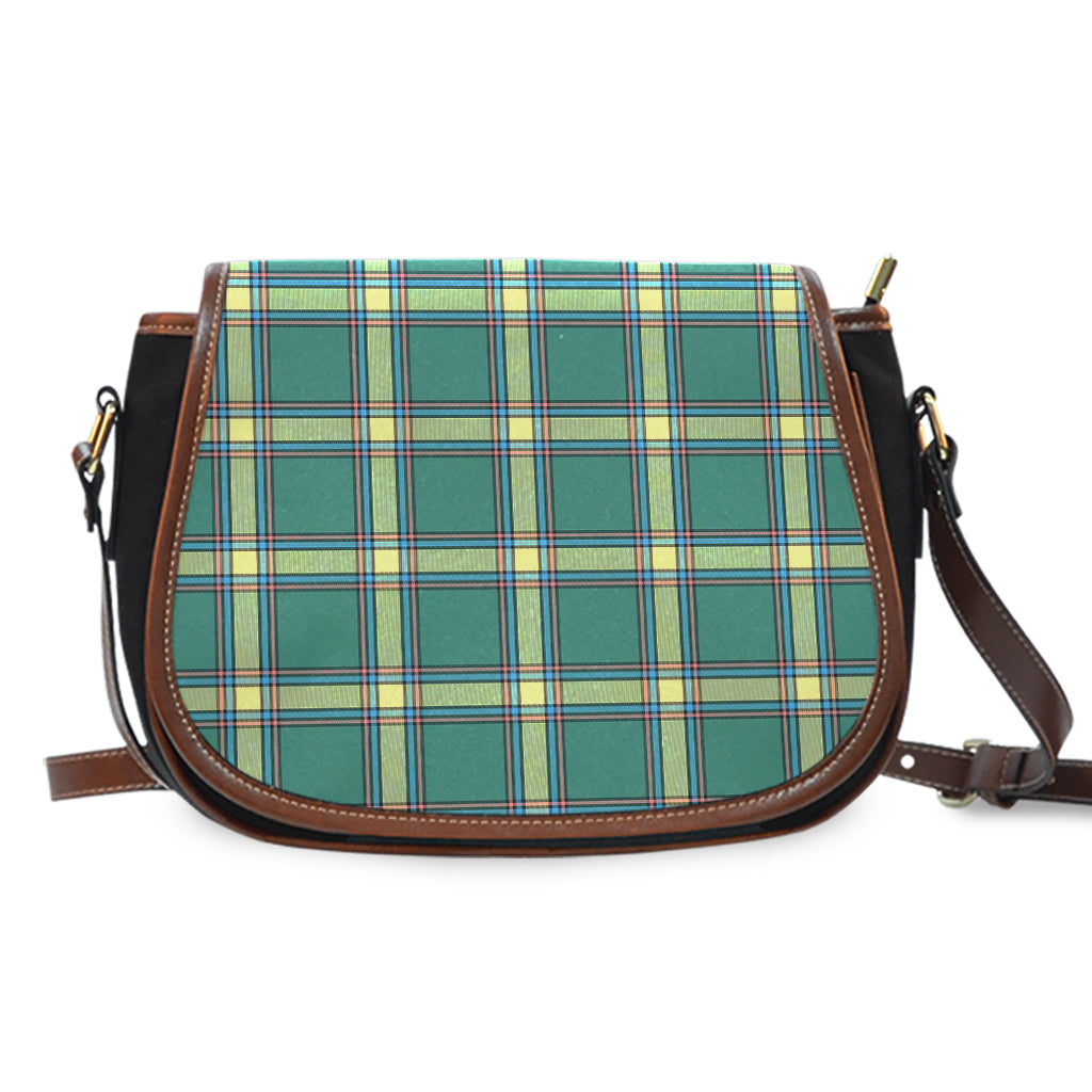 Alberta Province Canada Tartan Saddle Bag One Size - Tartanvibesclothing