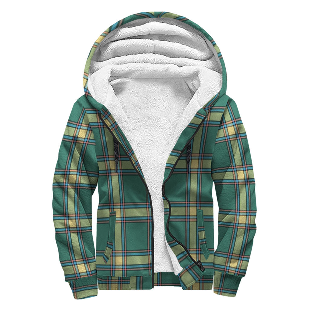 Alberta Province Canada Tartan Sherpa Hoodie Unisex - Tartanvibesclothing