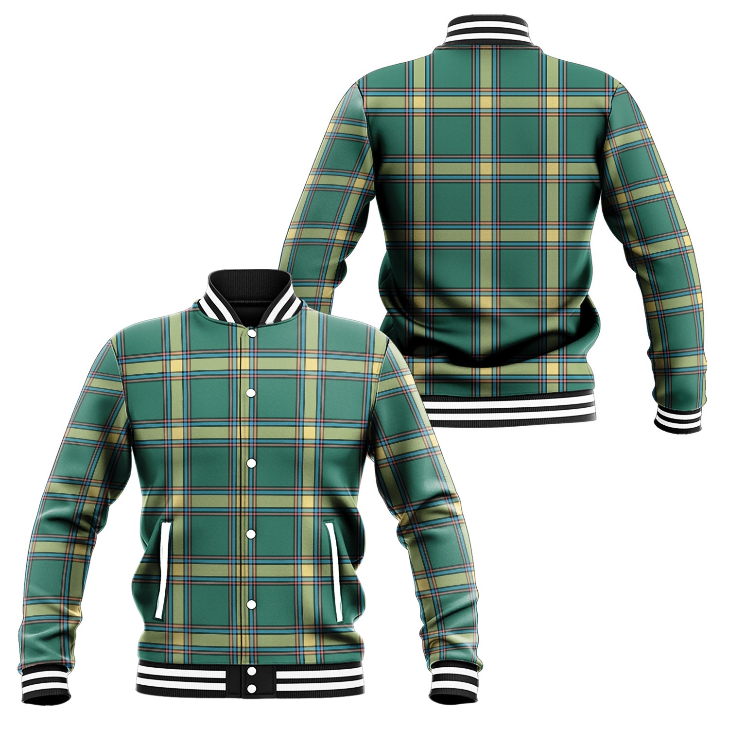 Alberta Province Canada Tartan Baseball Jacket Unisex - Tartanvibesclothing