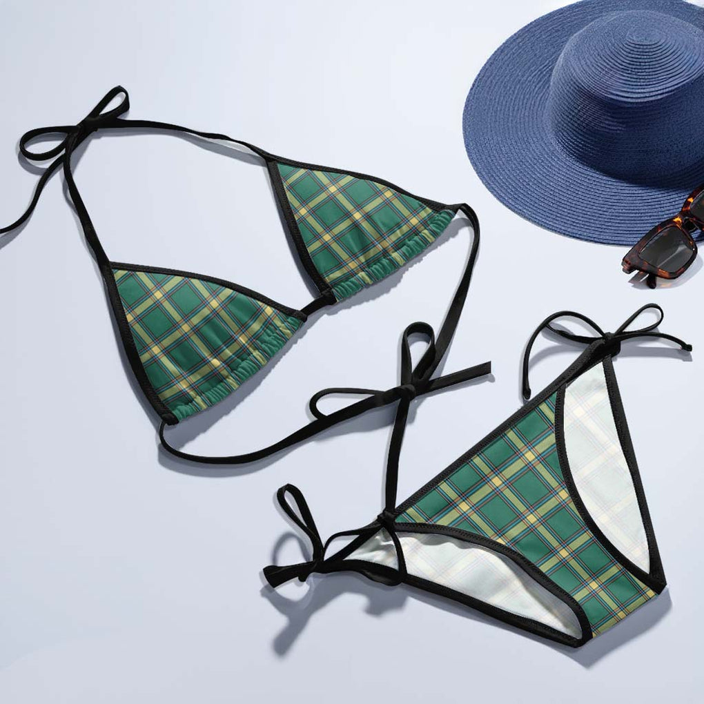 Alberta Province Canada Tartan Bikini Swimsuit - Tartan Vibes Clothing