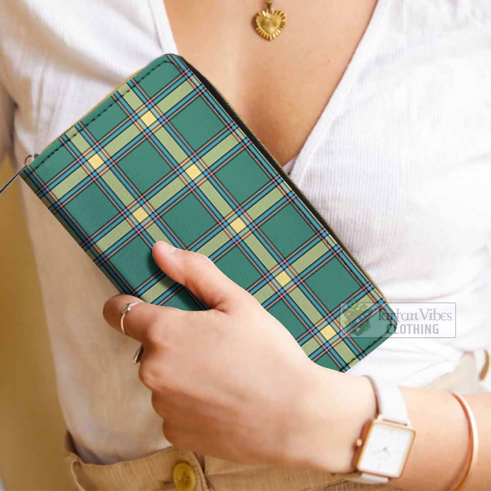Alberta Province Canada Tartan Women's Leather Wallet - Tartan Vibes Clothing