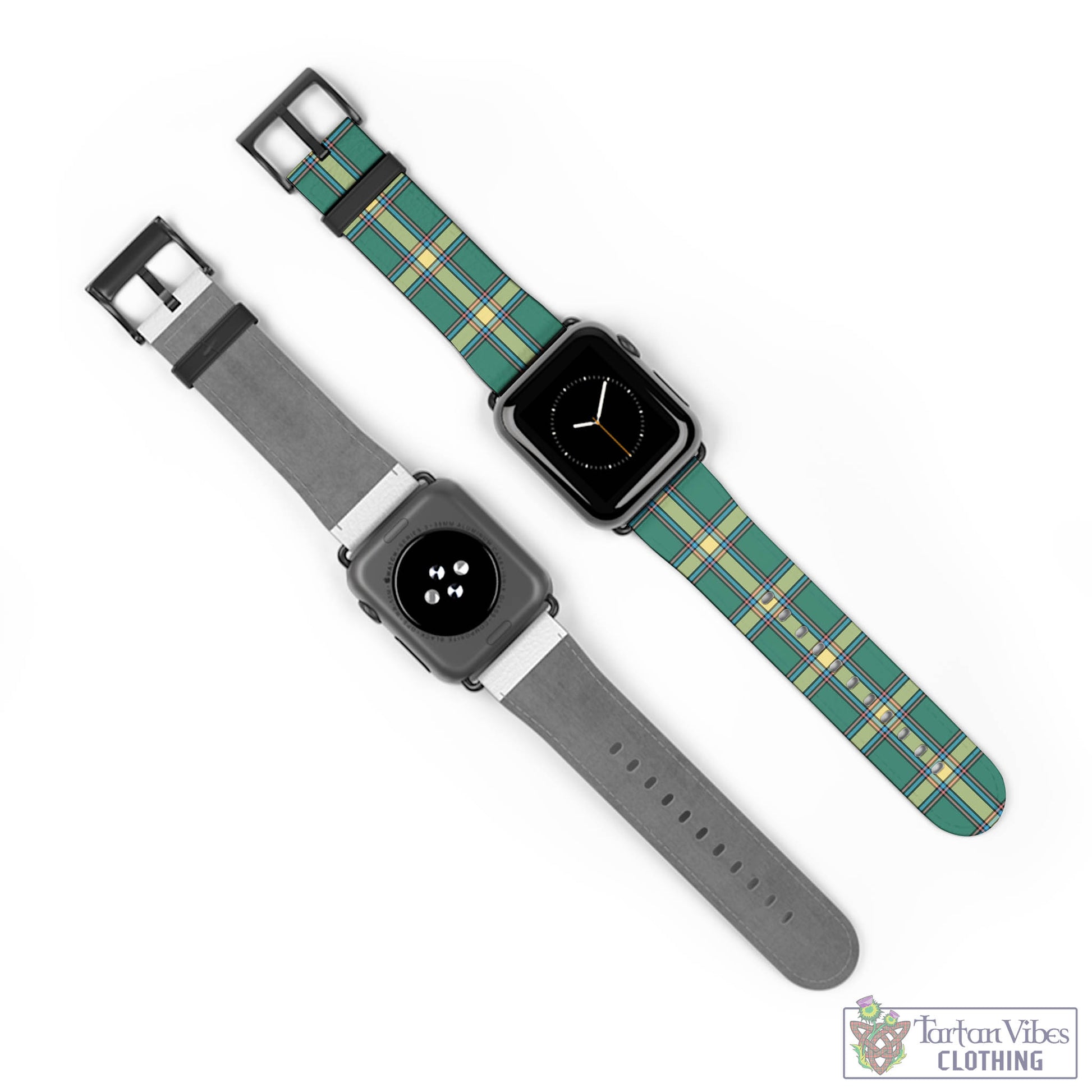 Tartan Vibes Clothing Alberta Province Canada Tartan Watch Band