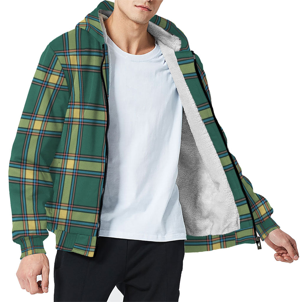 Alberta Province Canada Tartan Sherpa Hoodie - Tartanvibesclothing