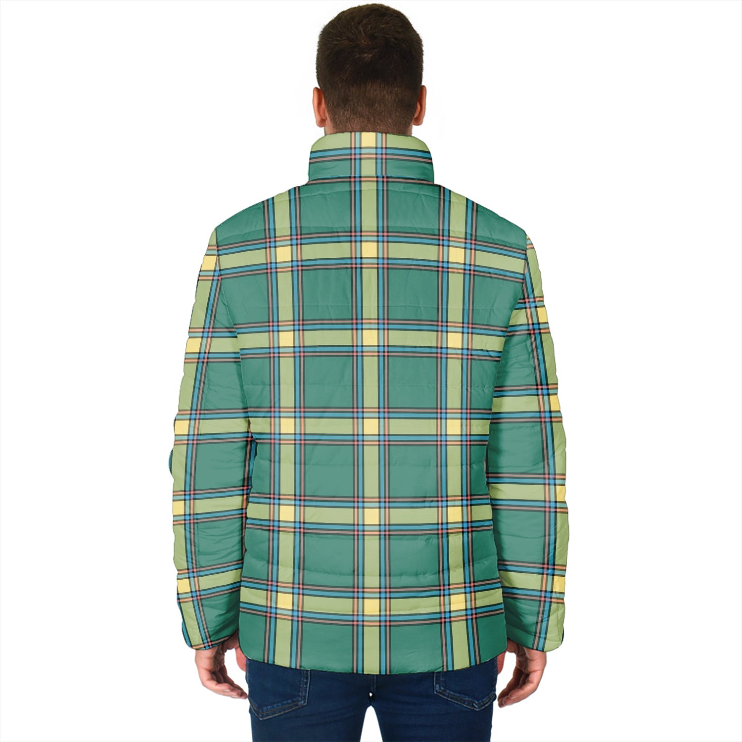 Alberta Province Canada Tartan Padded Jacket - Tartanvibesclothing