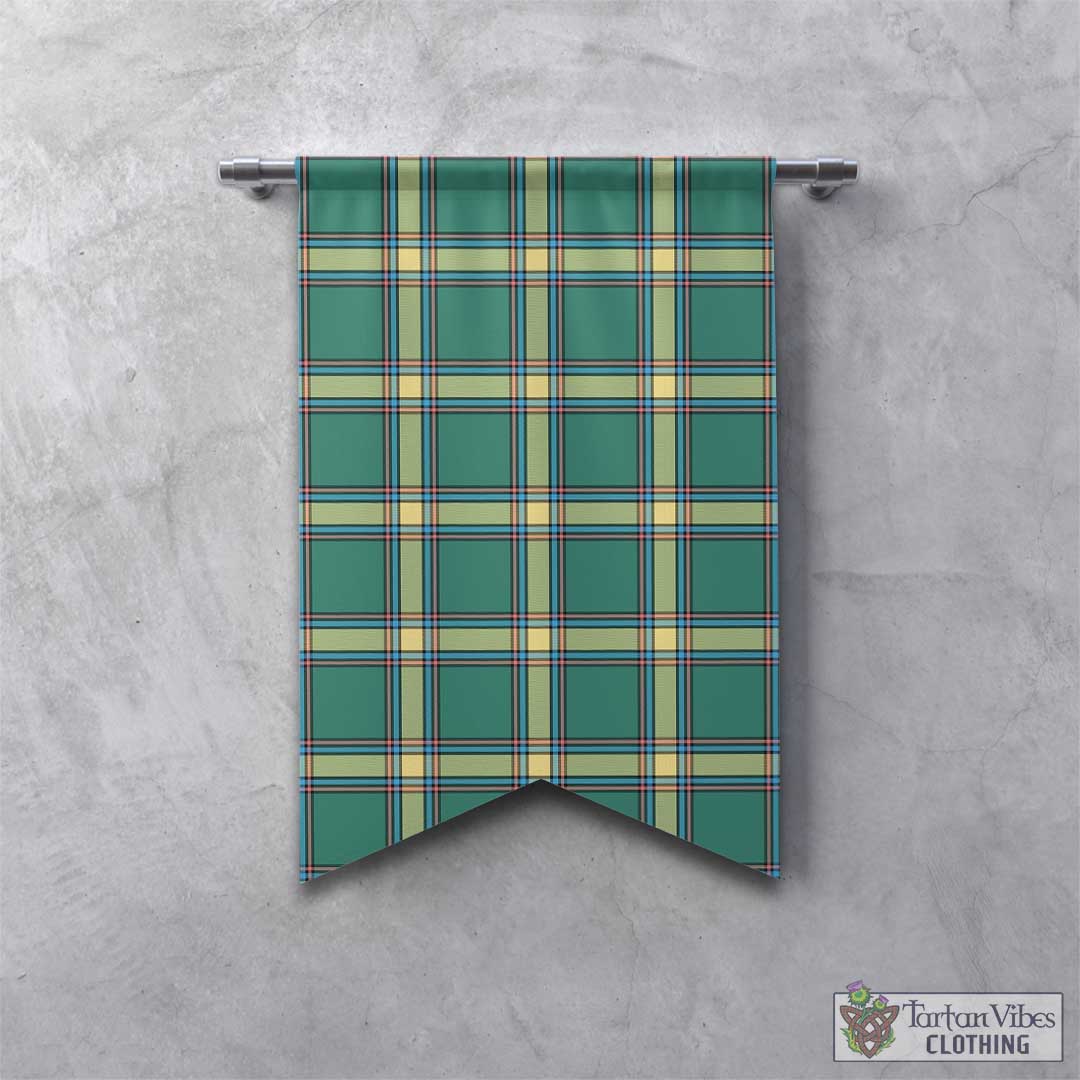 Tartan Vibes Clothing Alberta Province Canada Tartan Gonfalon, Tartan Banner