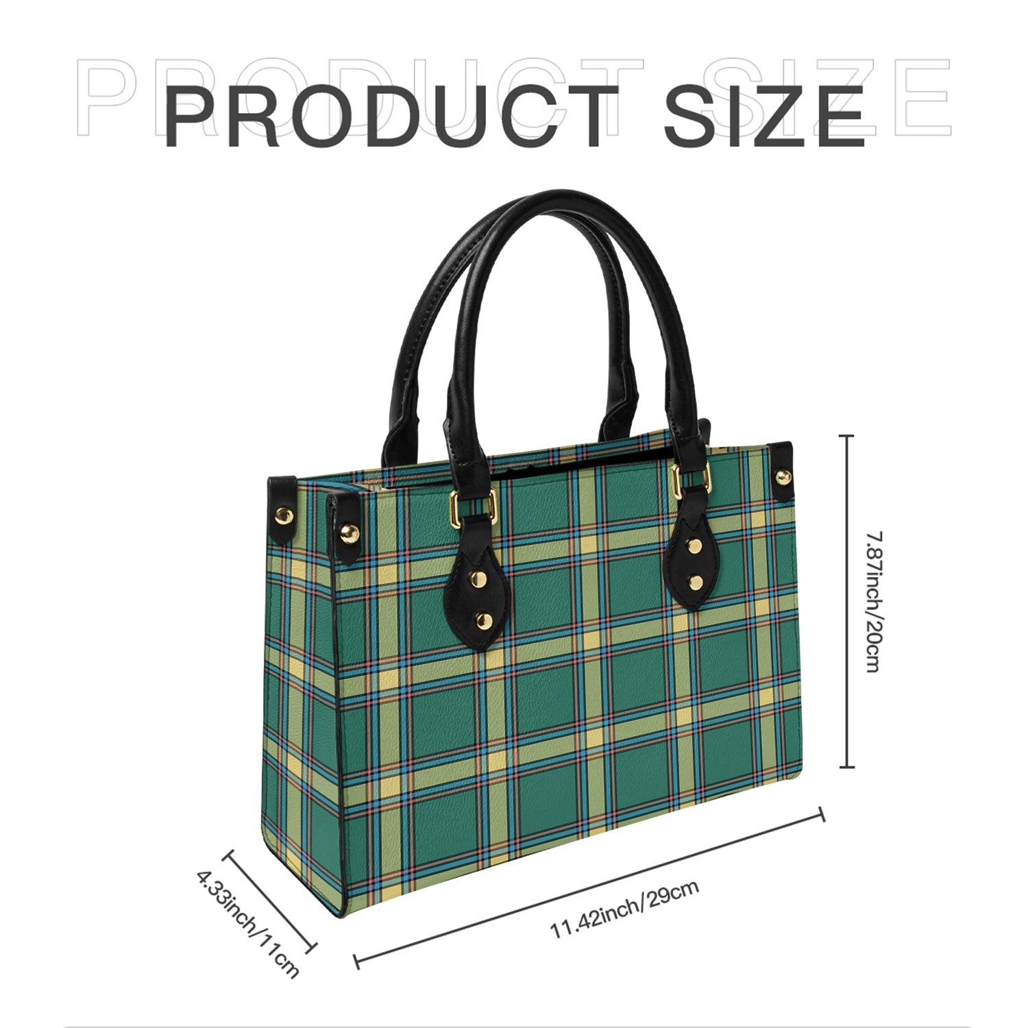 Alberta Province Canada Tartan Leather Bag - Tartanvibesclothing