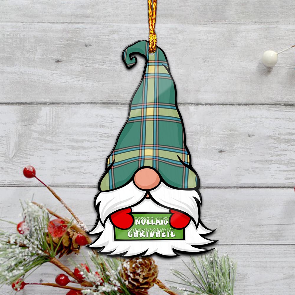 Alberta Province Canada Gnome Christmas Ornament with His Tartan Christmas Hat - Tartan Vibes Clothing