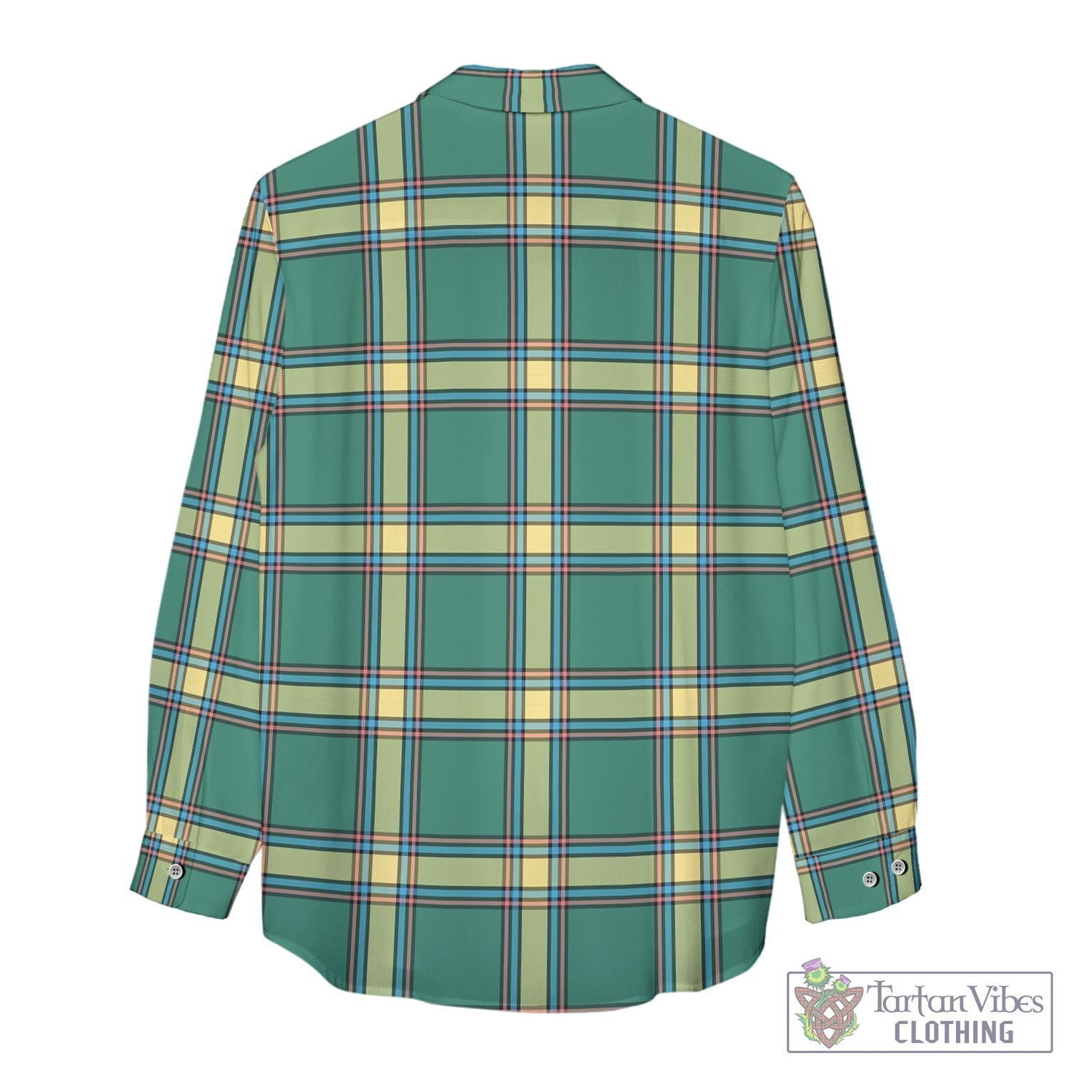 Alberta Province Canada Tartan Womens Casual Shirt