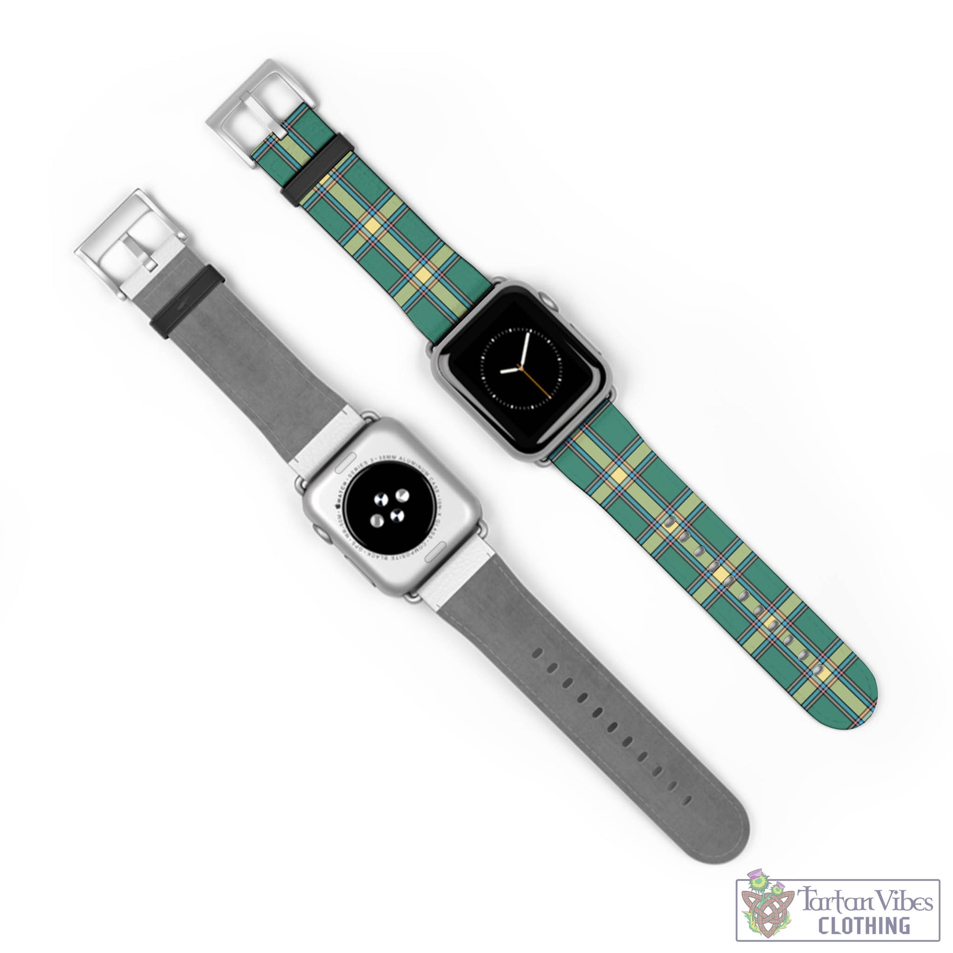 Tartan Vibes Clothing Alberta Province Canada Tartan Watch Band