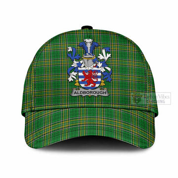 Aldborough Irish Clan Tartan Classic Cap with Coat of Arms