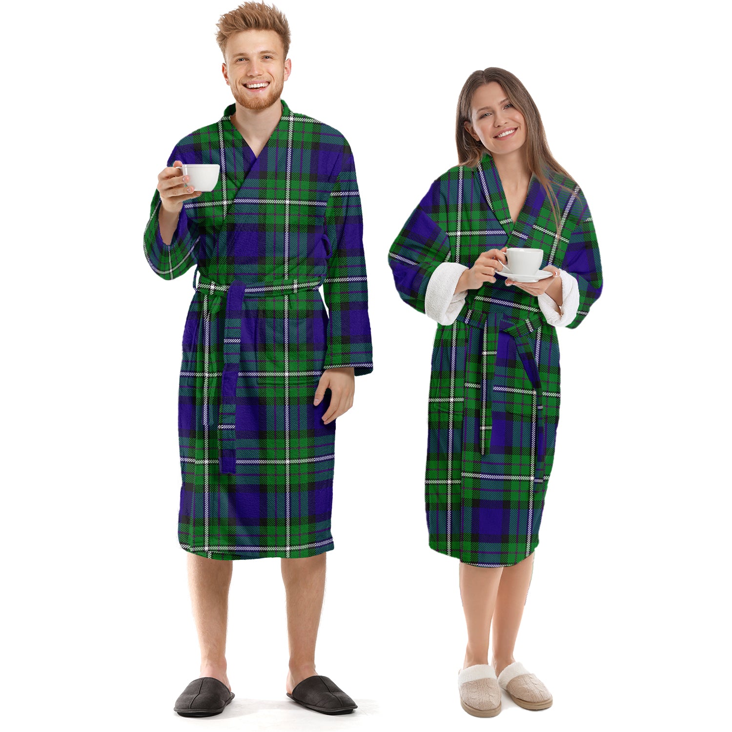 Alexander Tartan Bathrobe Unisex S - Tartan Vibes Clothing