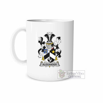 Alexander Irish Clan Coat of Arms Ceramic Mug