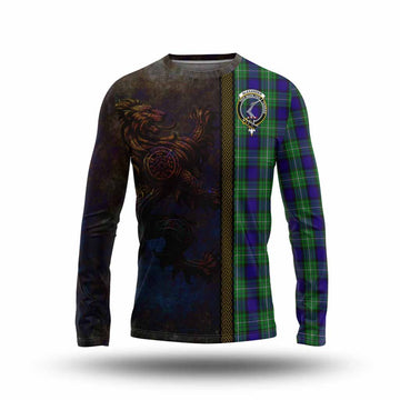 Alexander Tartan Family Crest Long Sleeve T-Shirt Alba Gu Brath Be Brave Lion Ancient Style Unisex - Tartan Vibes Clothing