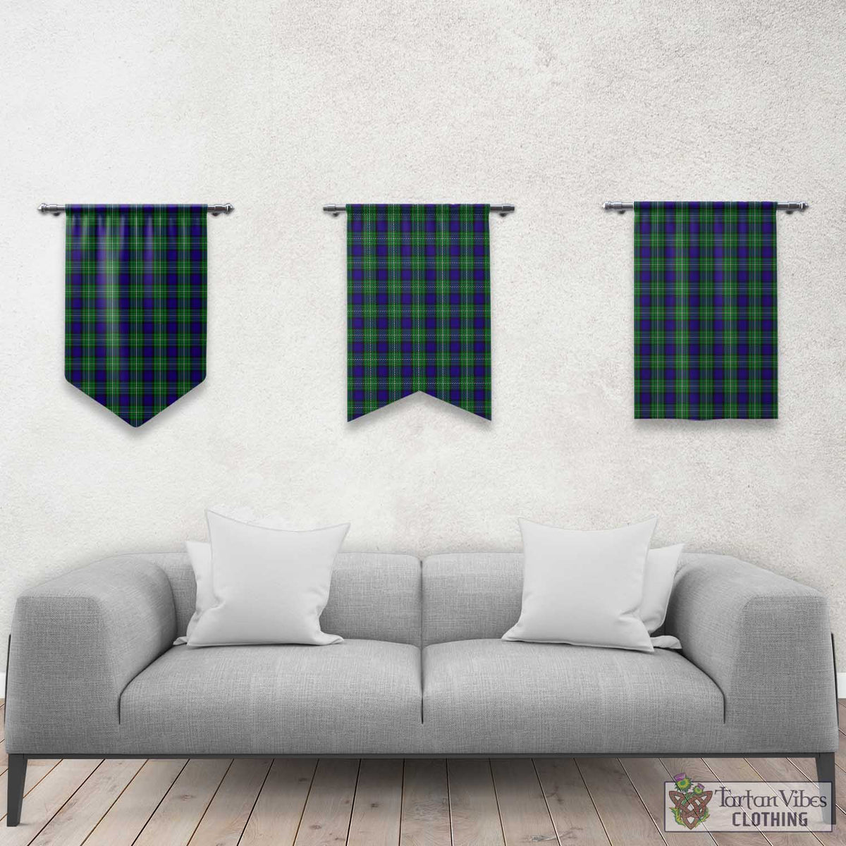 Alexander Tartan Gonfalon, Tartan Banner Rectangle - Tartan Vibes Clothing
