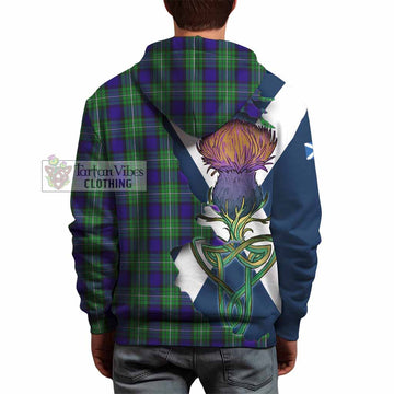 Alexander Tartan Family Crest Hoodie Scottish Thistle Celtic Inspired - Tartan Vibes Clothing
