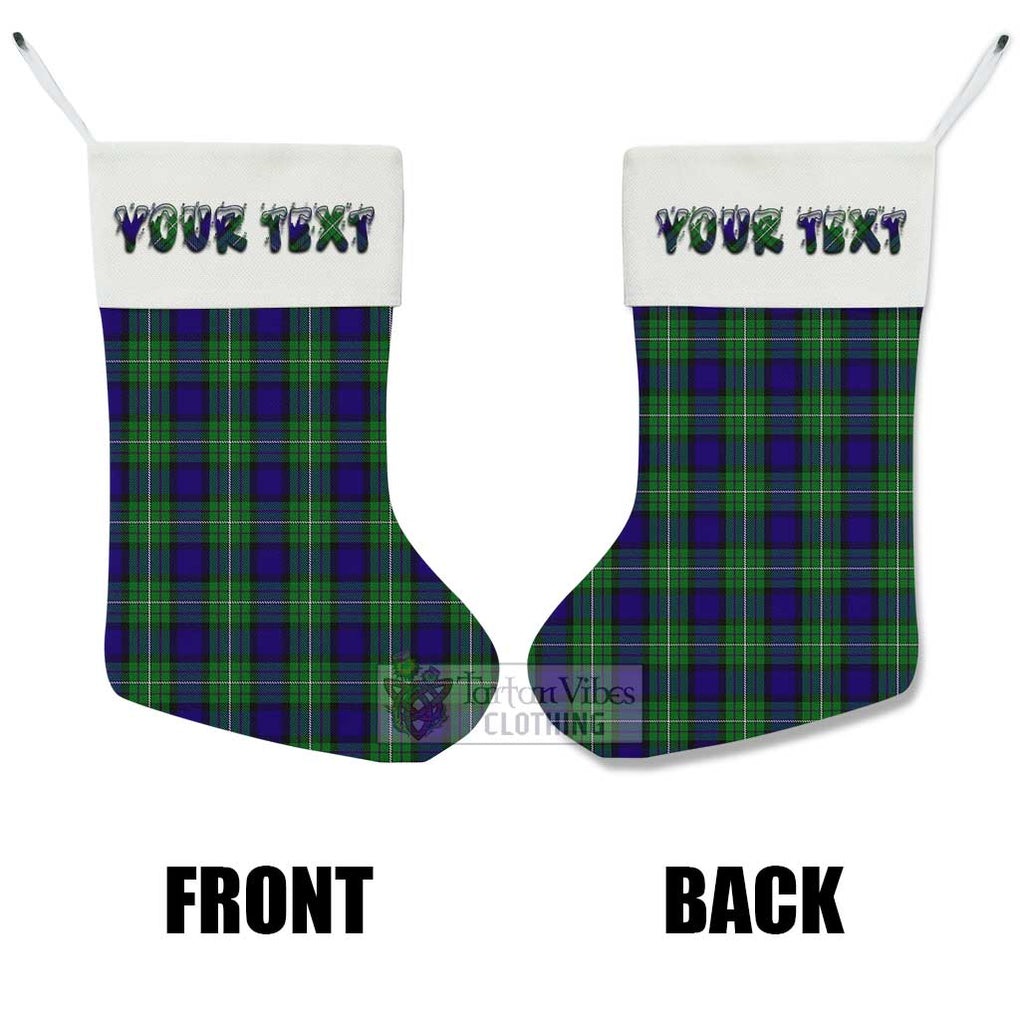 Tartan Vibes Clothing Alexander Tartan Christmas Stocking with Personalized Text